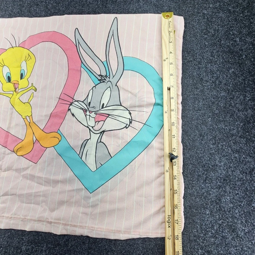 Vintage BIBB Tweety Sylvester‎ Bugs Bunny 1996 Warner Bros Pillowcases (2)